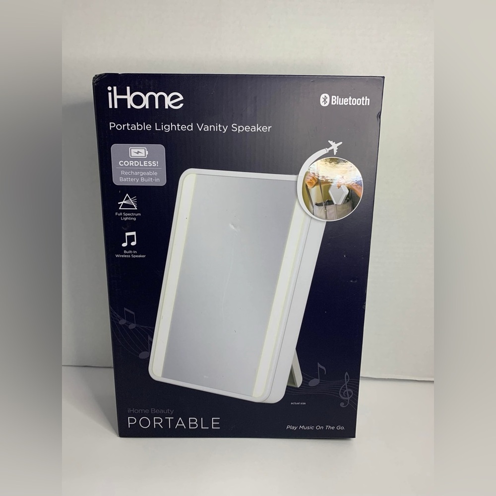 iHome Portable Lighted Vanity Speaker